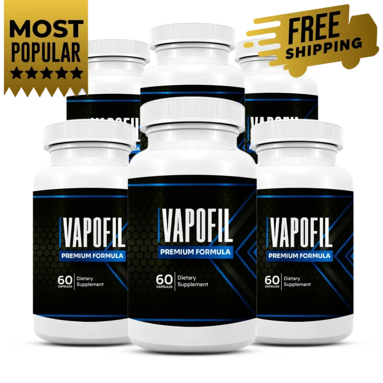 Six bottles of VapoFil capsules